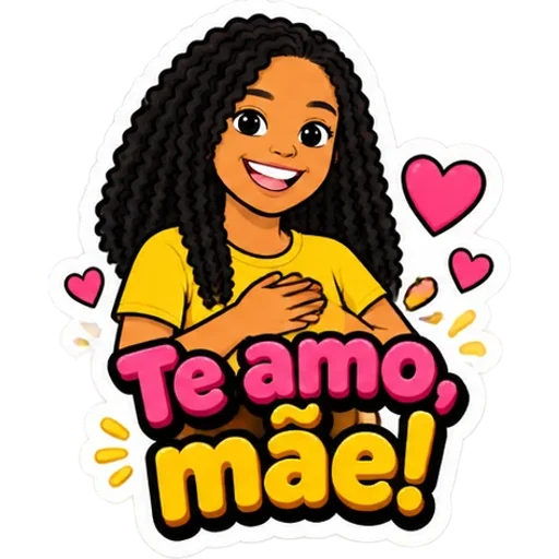 Figurinha de exemplo de família