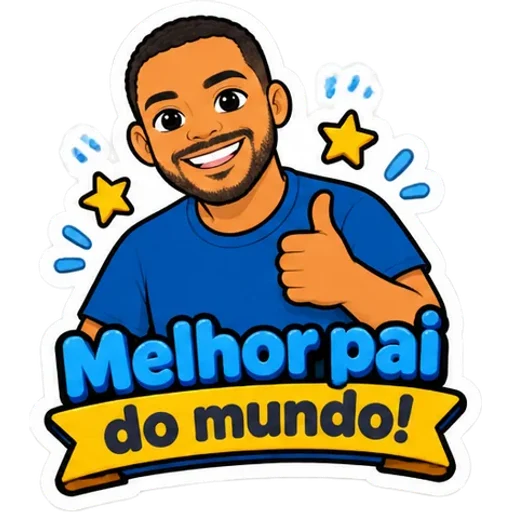 Figurinha de exemplo da família