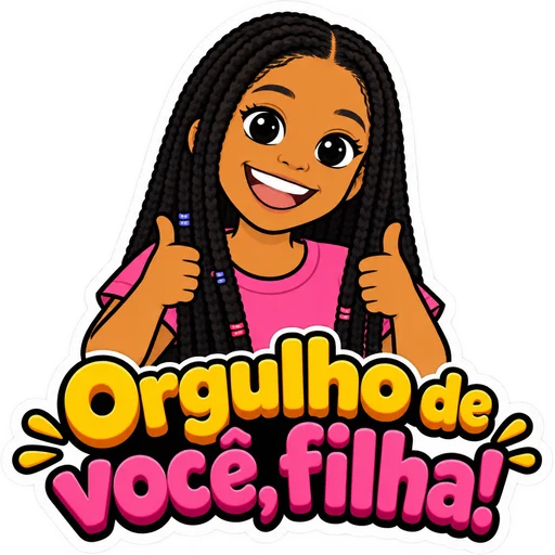 Figurinha de exemplo da família
