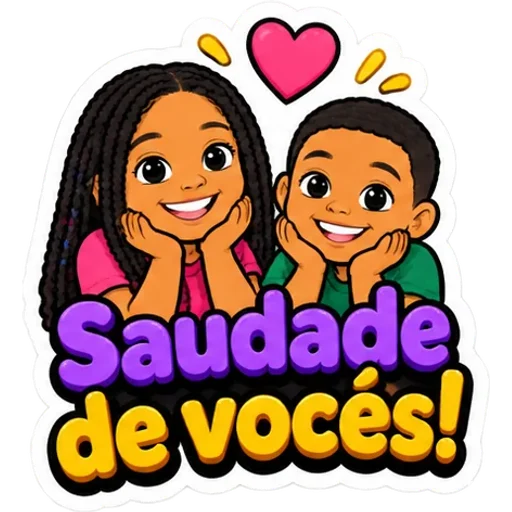 Figurinha de exemplo de família