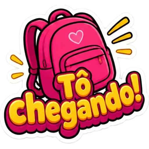 Figurinha de exemplo feita a partir de uma foto
